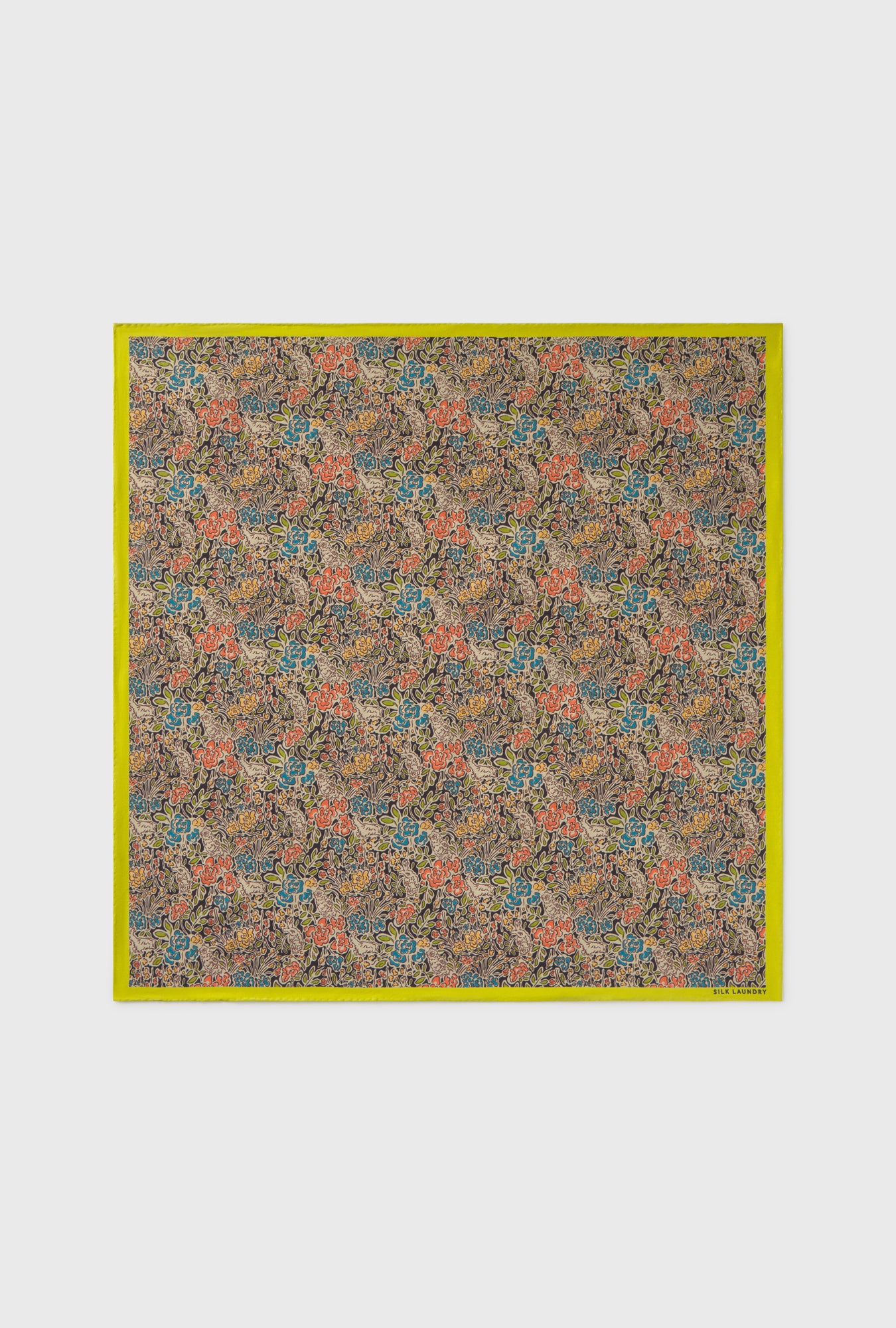 Twill Scarf Sugar Floral