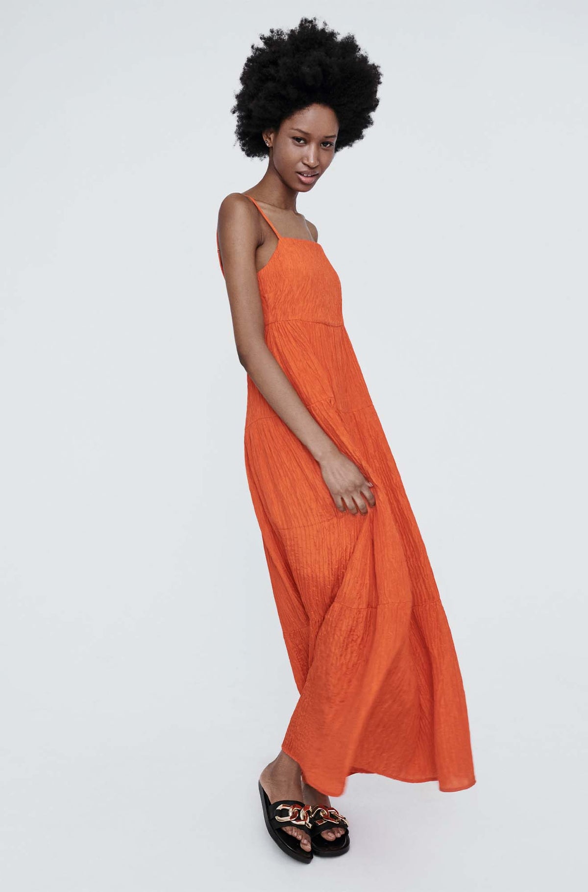 Crinkle Bounce Dress Banksia