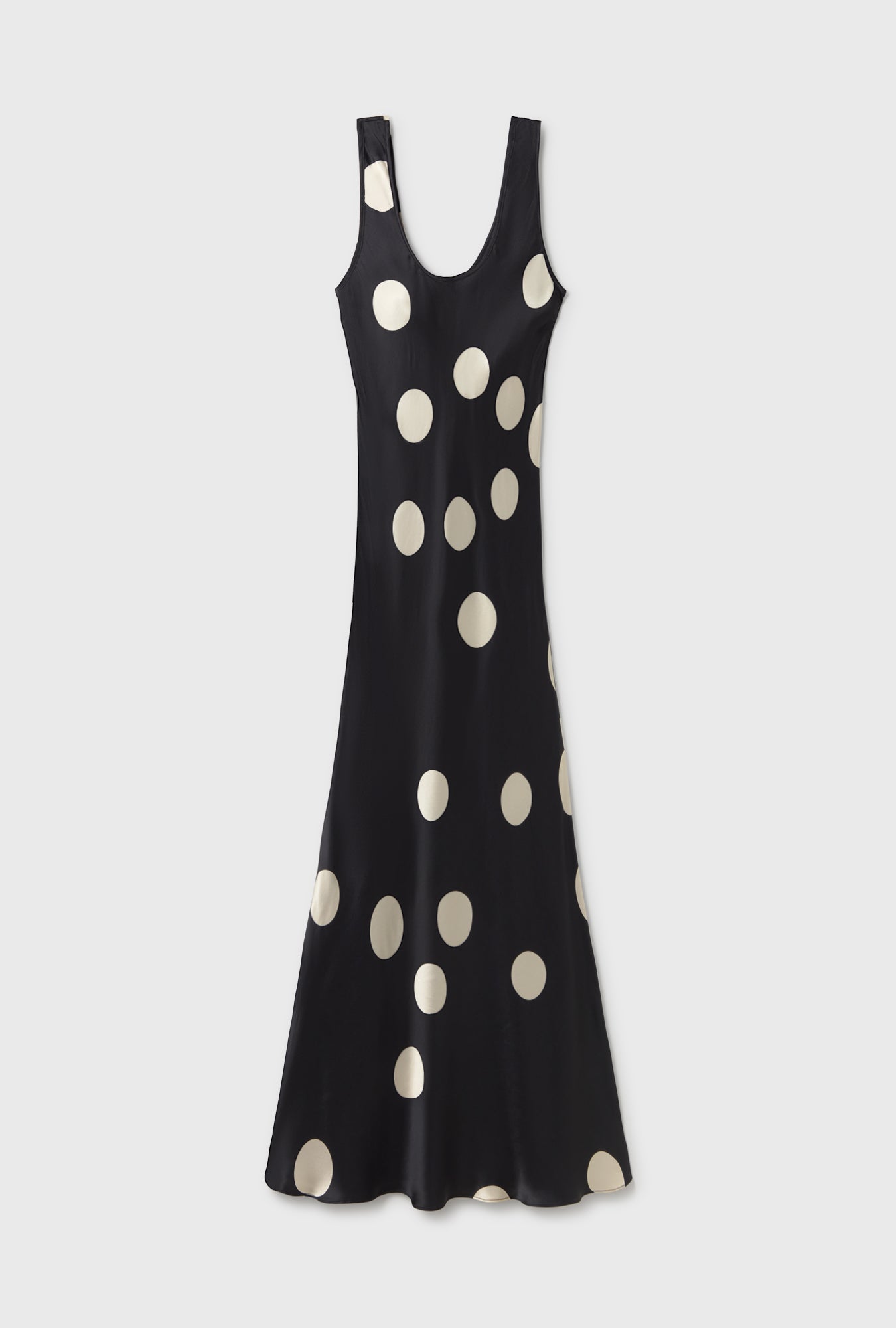 Scoop Neck Dress Large Polka Dot