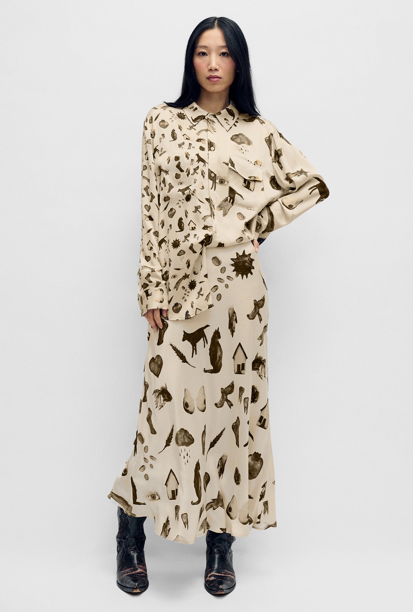 BOYFRIEND SHIRT MIRACLES HAZELNUT