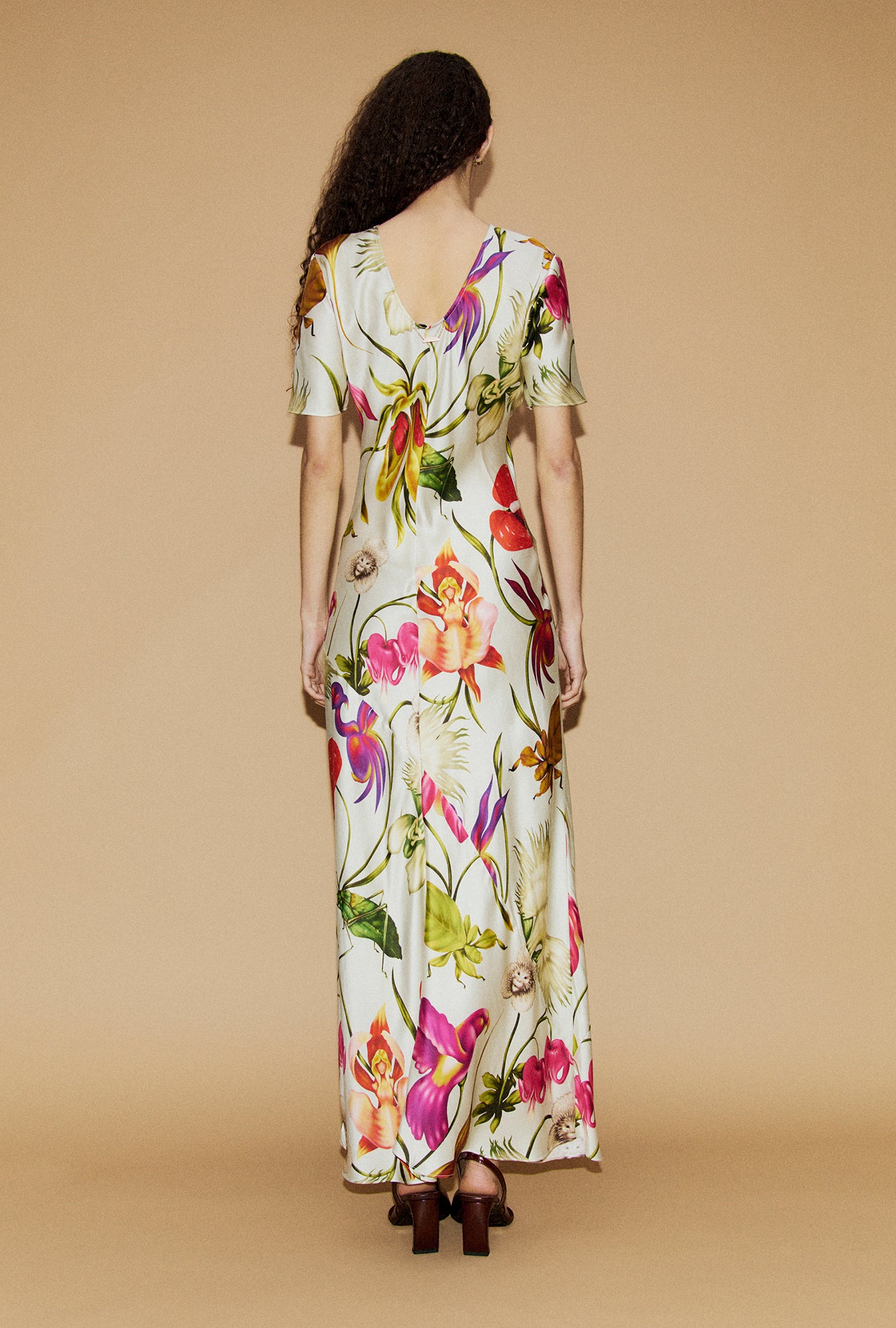 Short Sleeve Bias Dress Wonderland