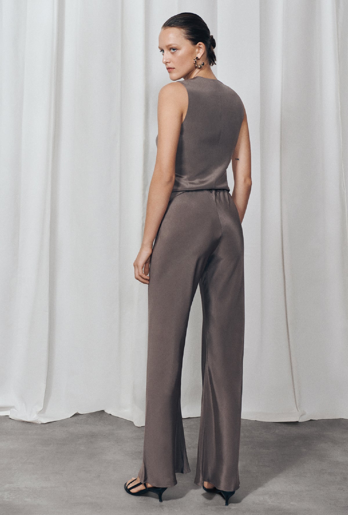 CDC Bias Cut Pants Cinder