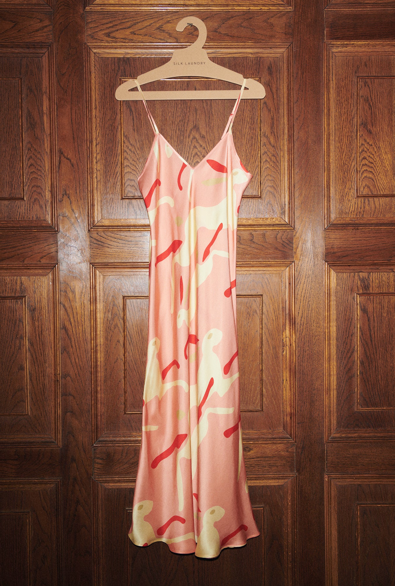 90s Slip Dress Rabbit Amaranth