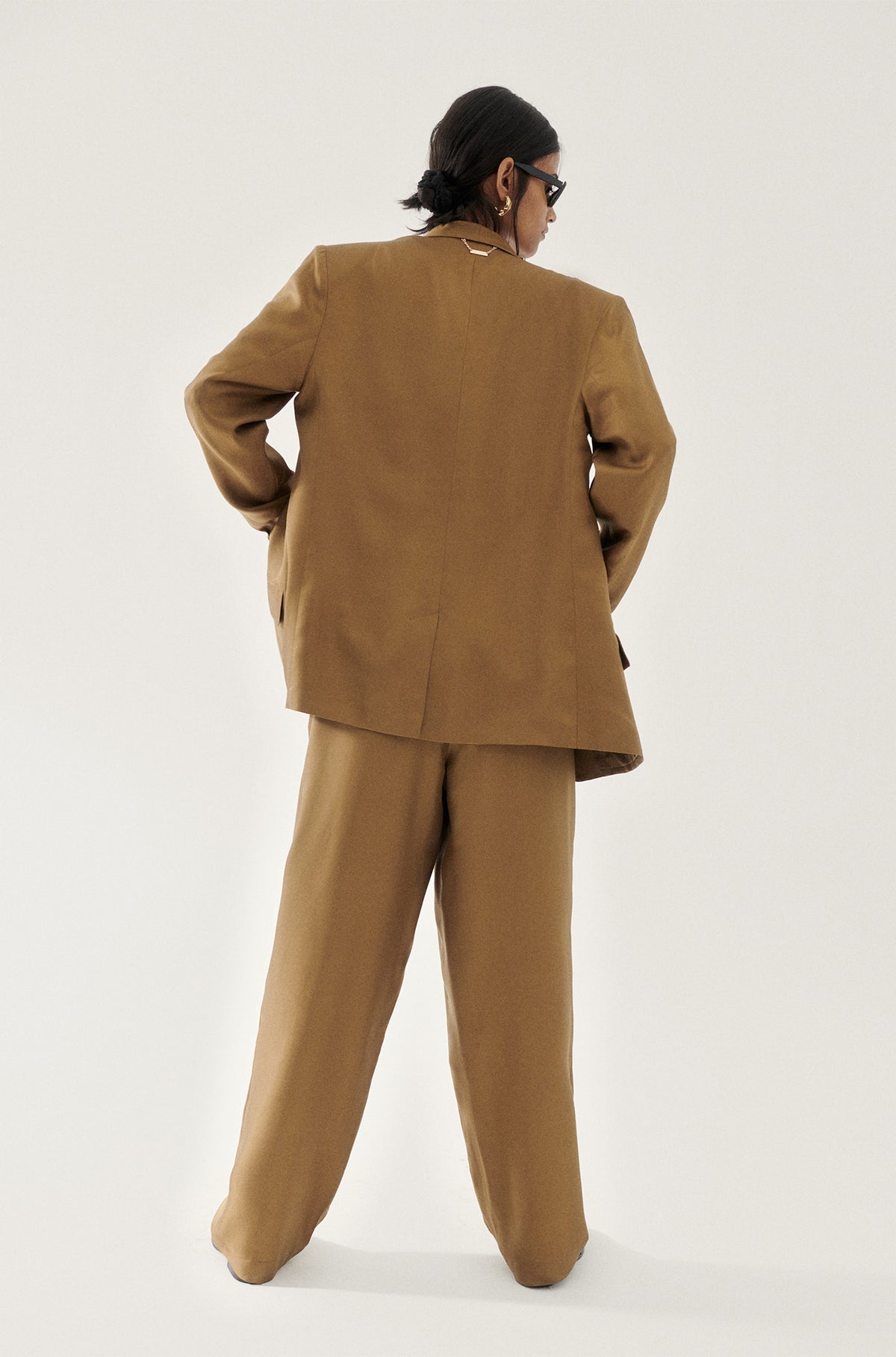 Twill Slouch Pants Kangaroo