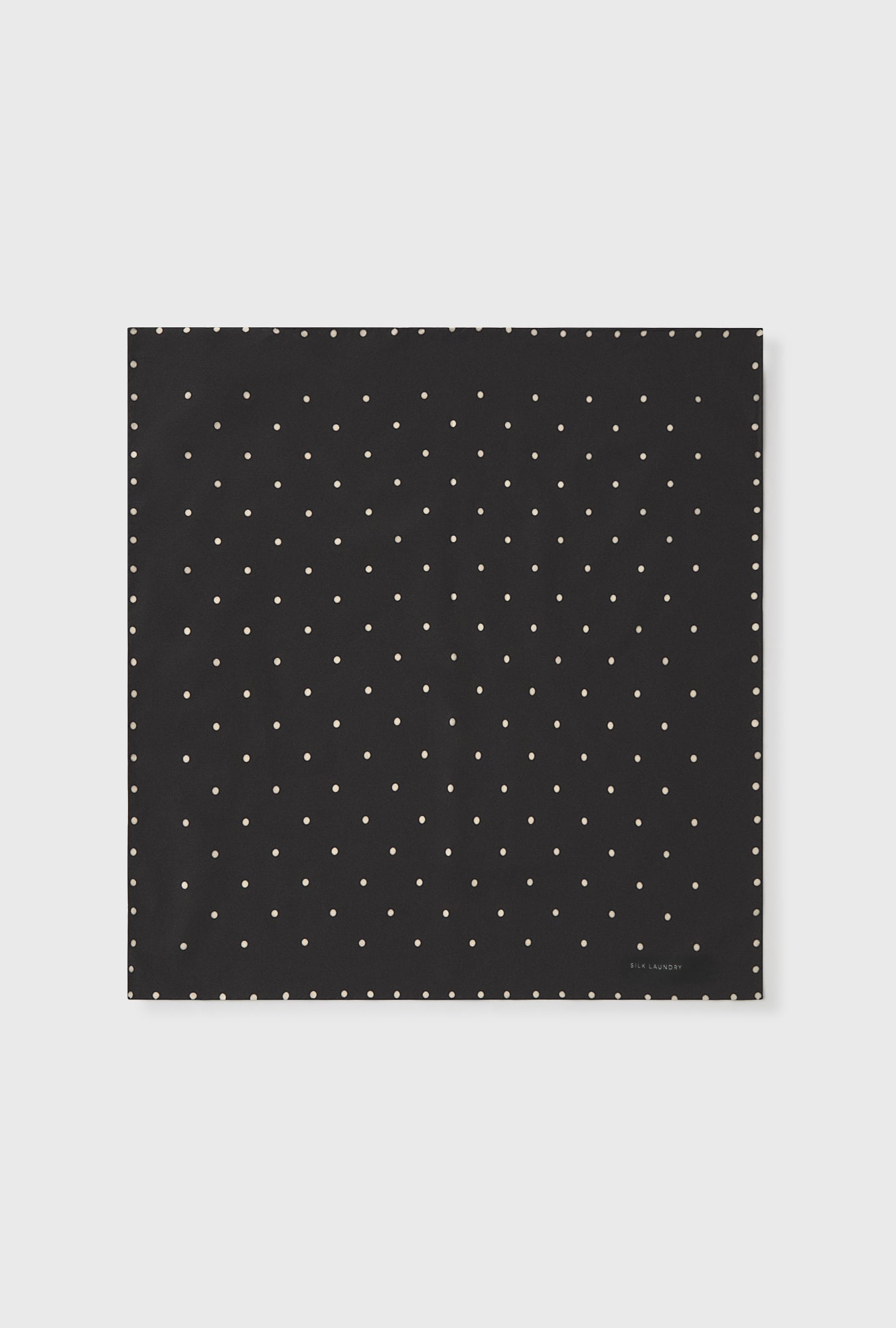 Twill Scarf Small Polka Dot