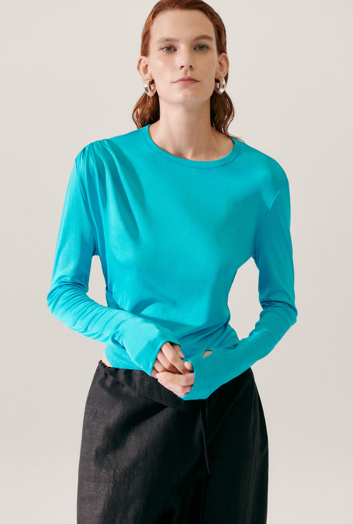 Jersey Draped Top Oxygen