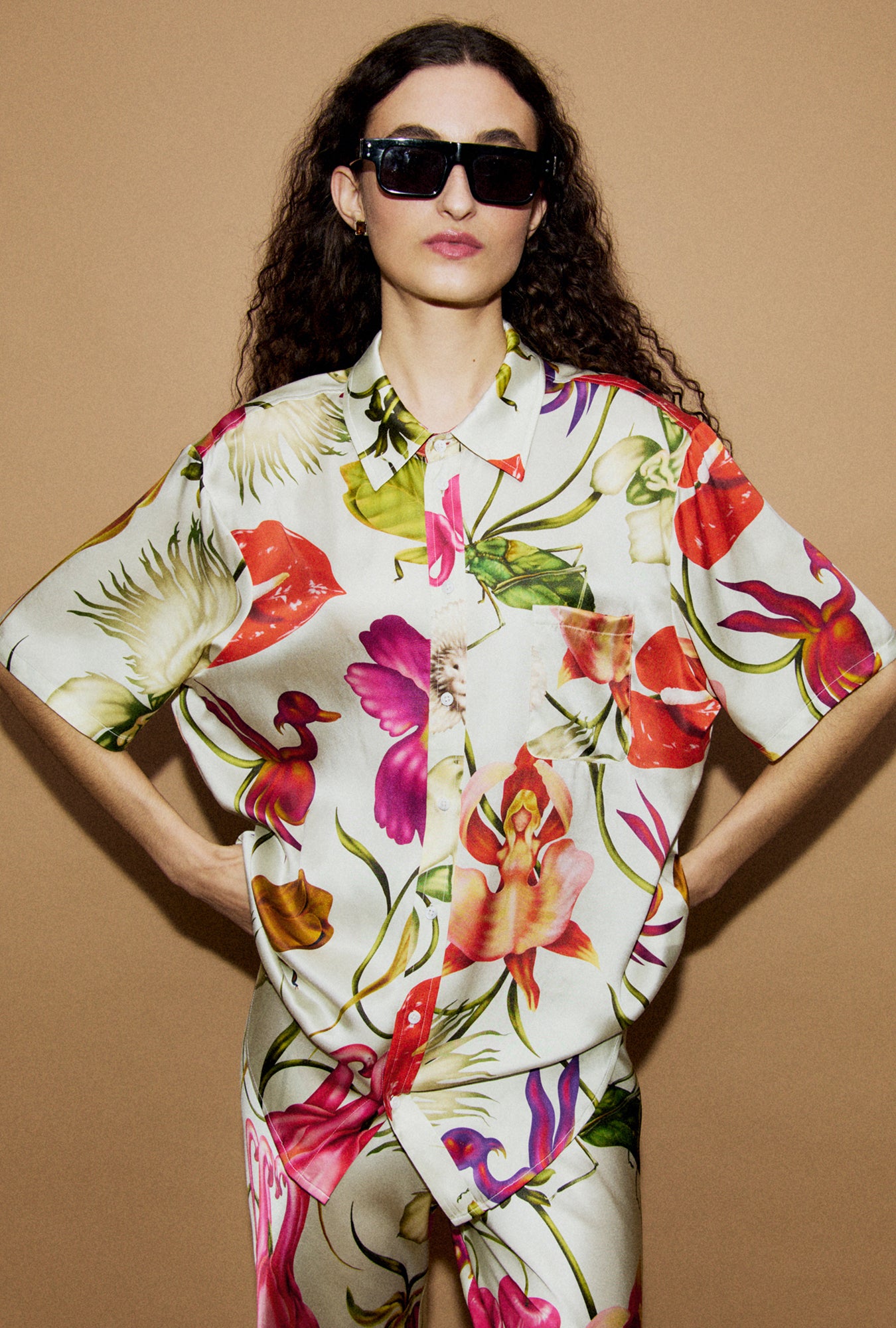 Short Sleeve Boyfriend Shirt Wonderland