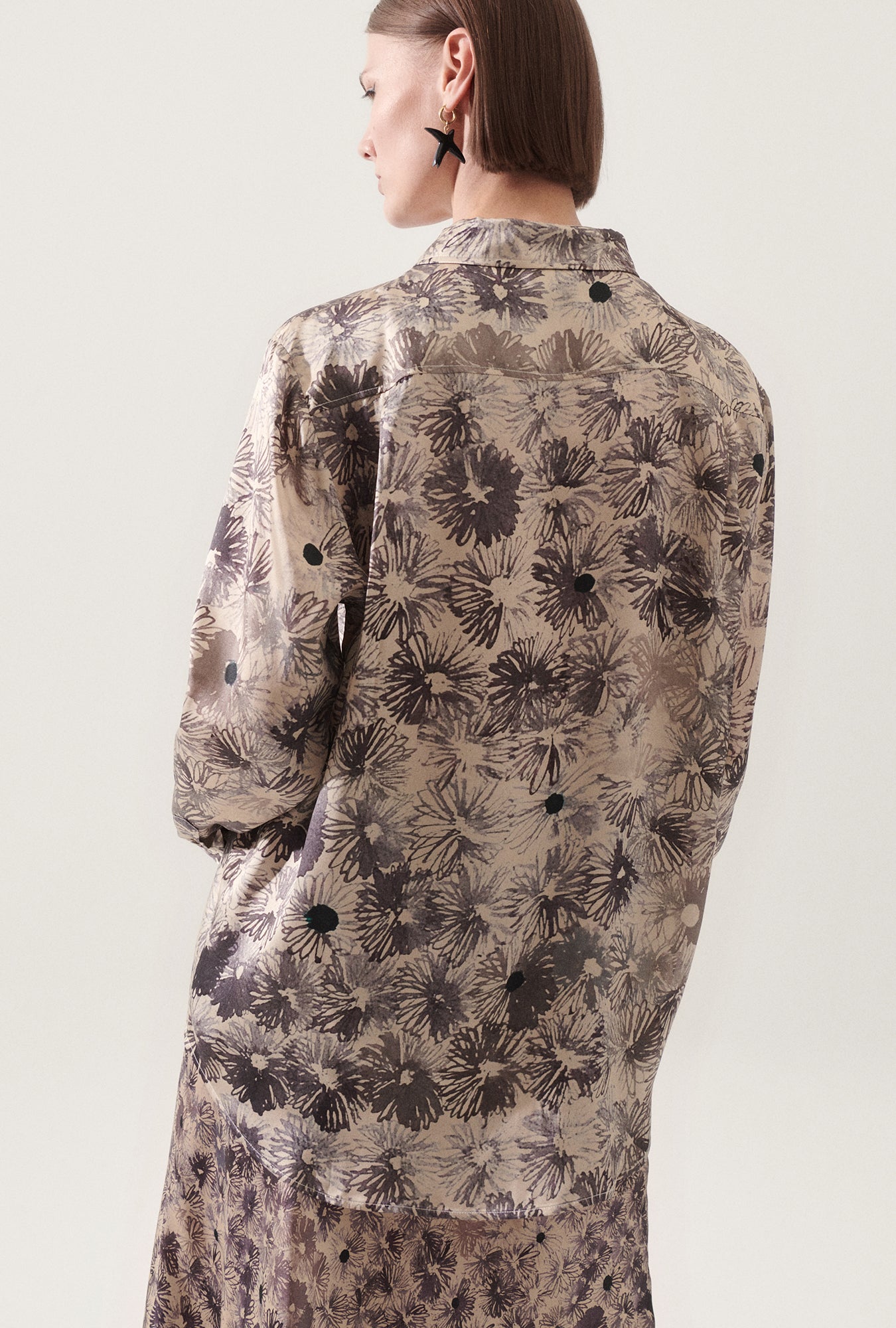 Boyfriend Shirt Aster Floral