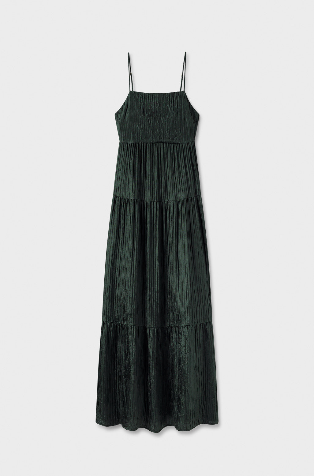 Crinkle Bounce Dress Cedar