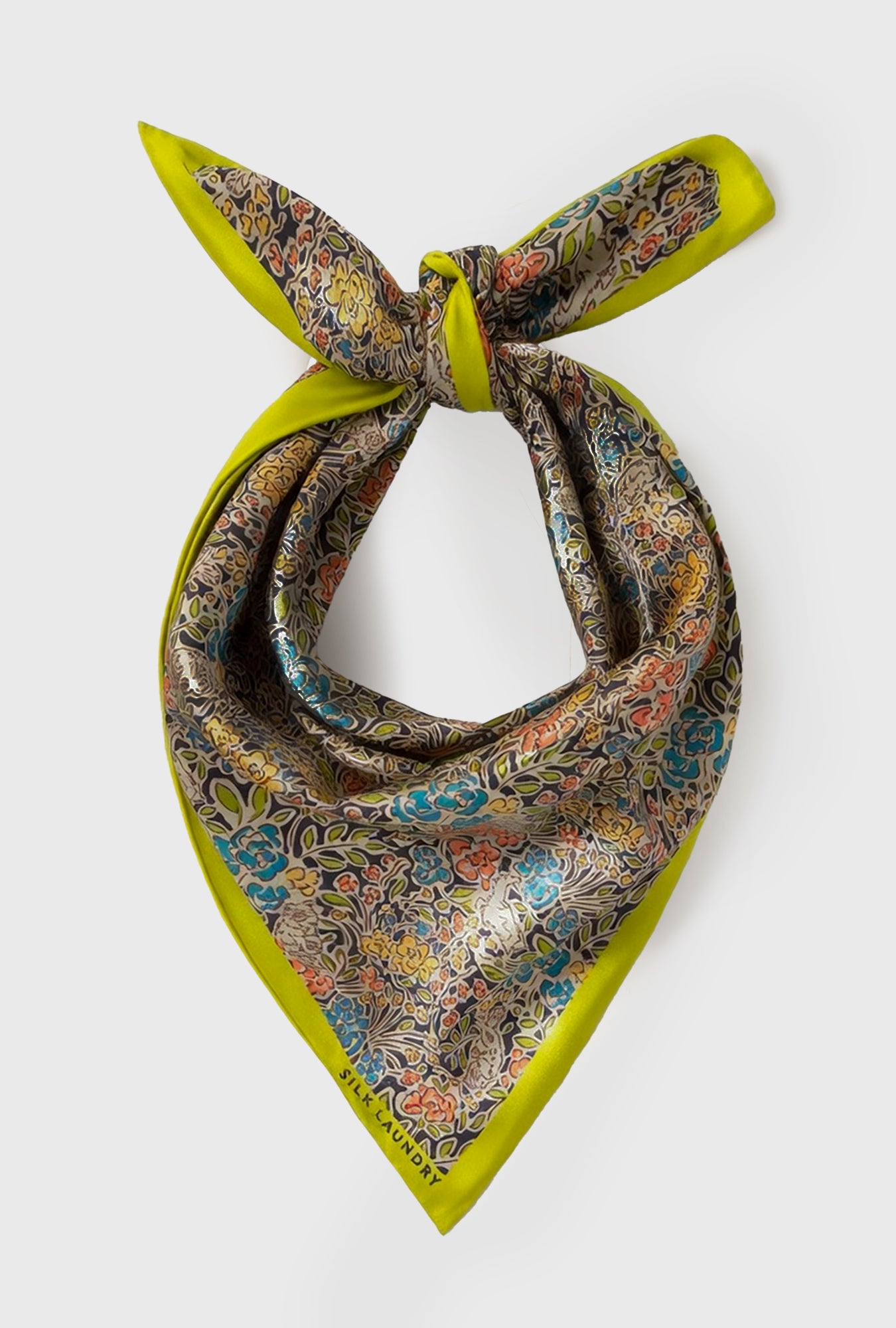Twill Scarf Sugar Floral