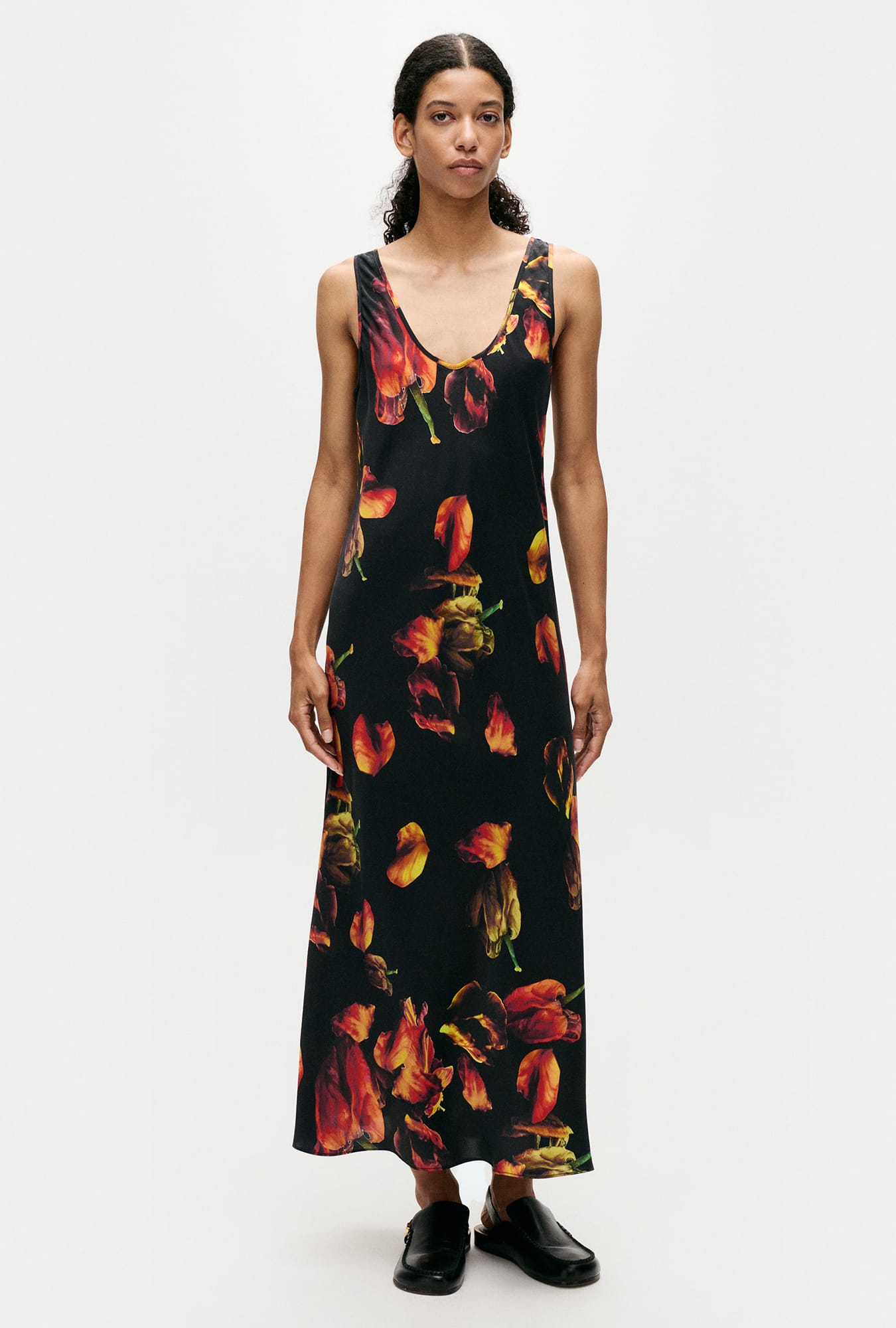 Scoop Neck Dress Tulipa Black