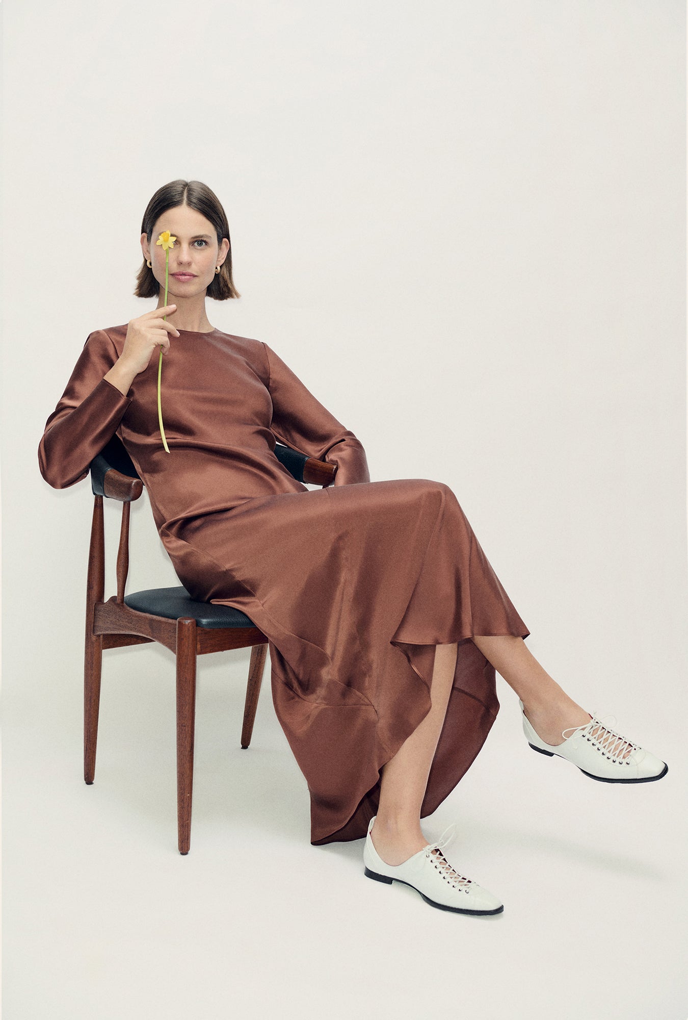 FULL SLEEVE BIAS DRESS ROOT