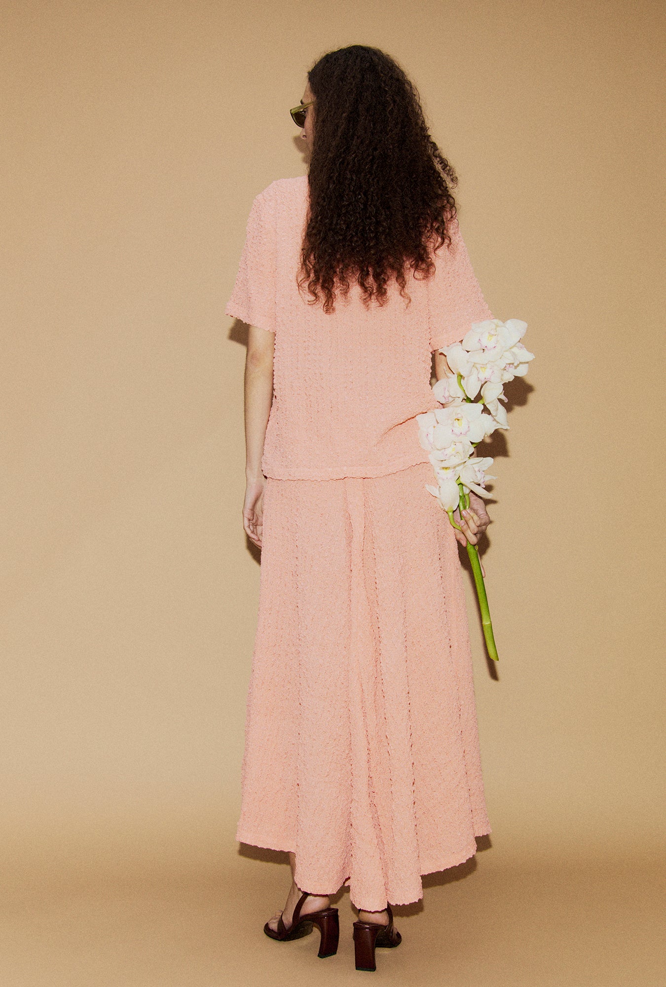 Pebble Full Circle Skirt Orchid