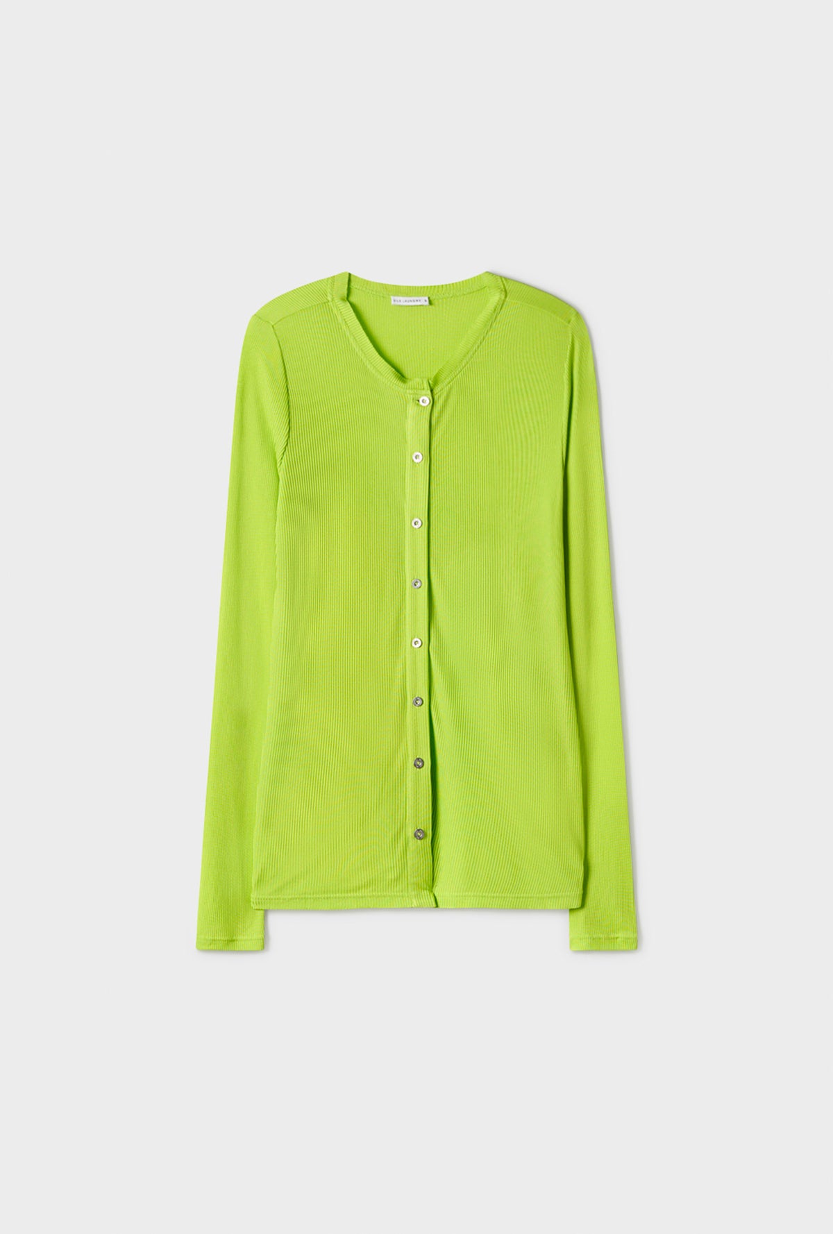 Ribbed Kia Cardigan Fern