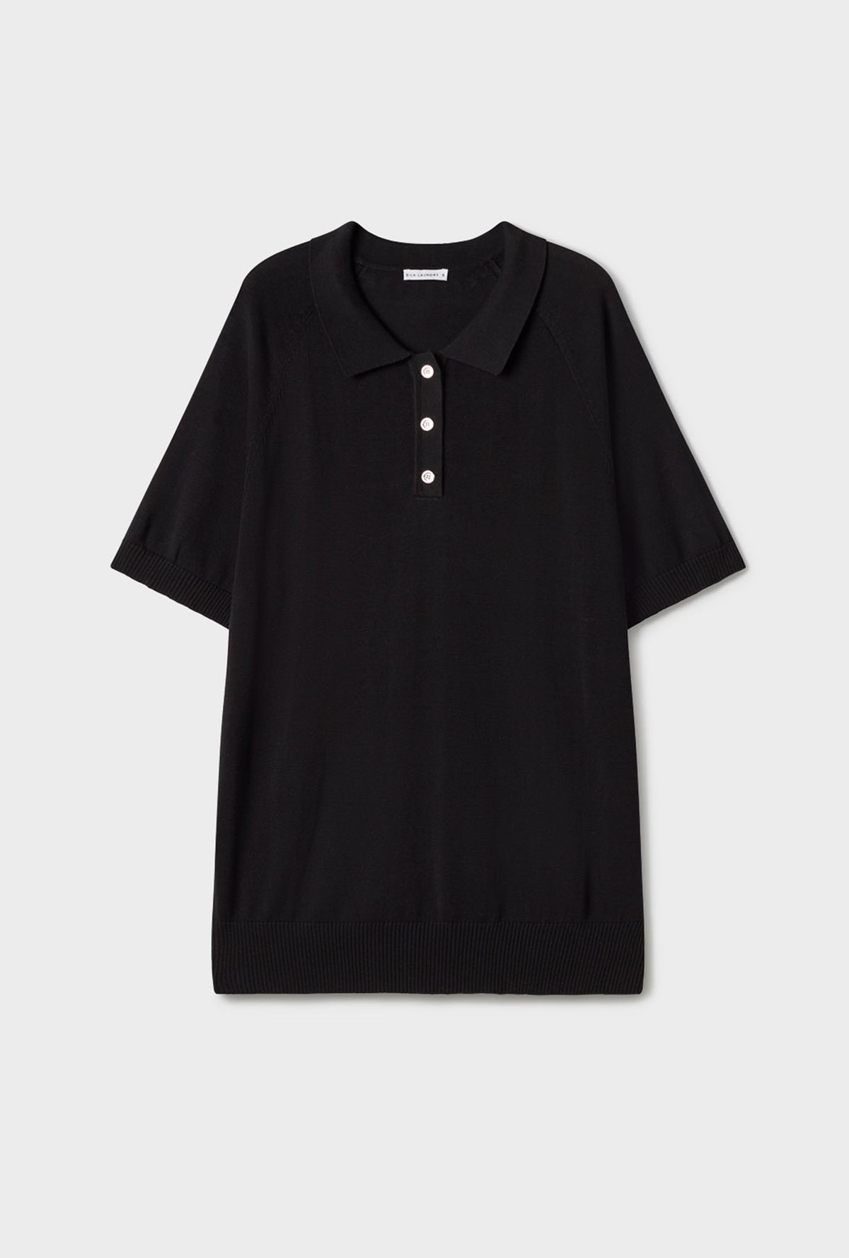 Raglan Polo Black
