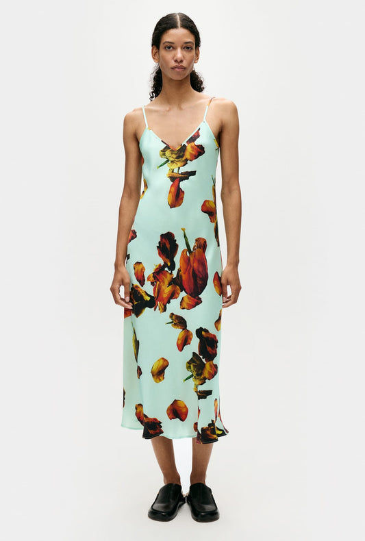 Silk 90s Slip Dress Tulipa Dew