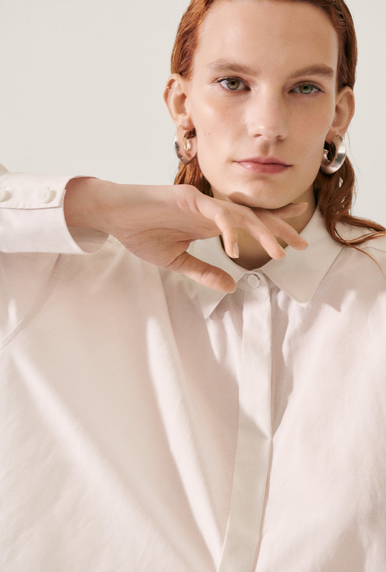 Cotton Silk Morning Shirt Dust