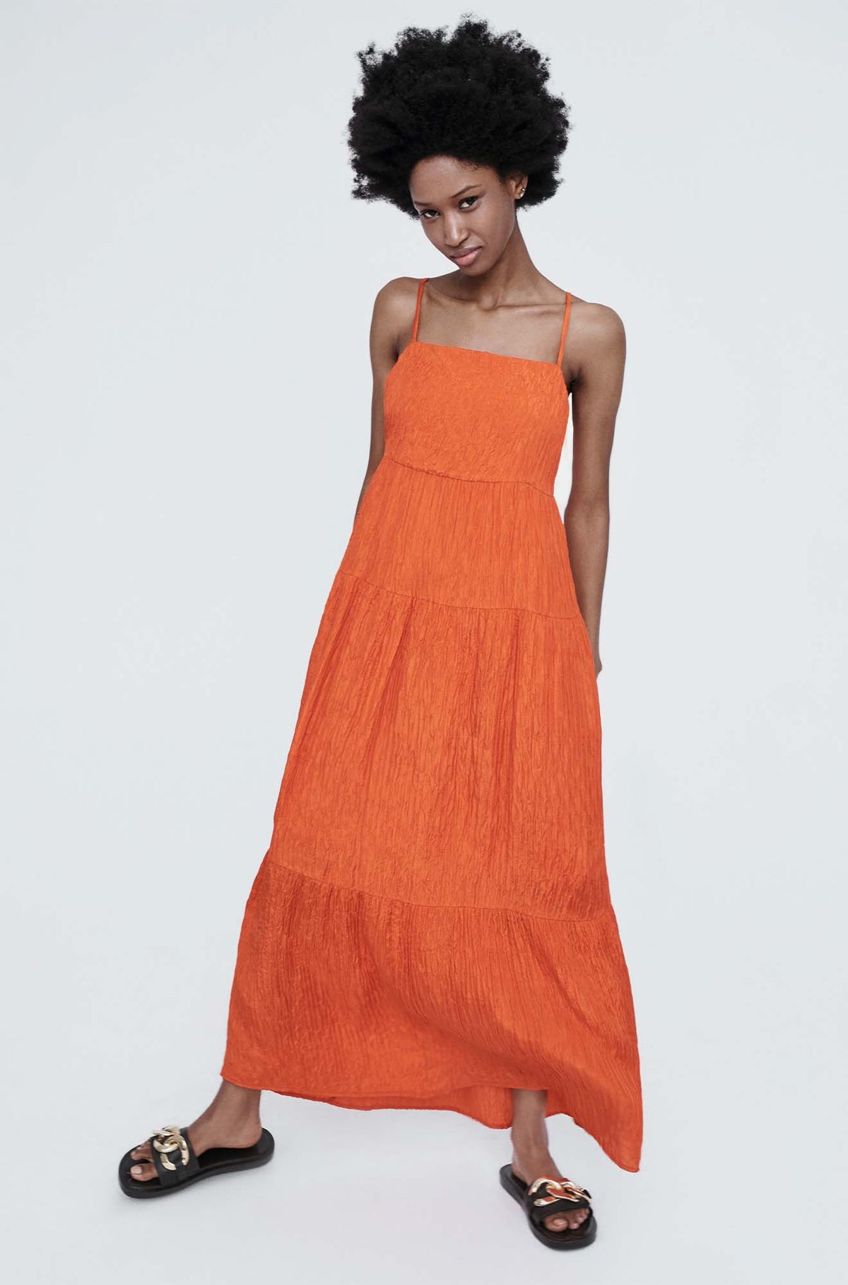 Crinkle Bounce Dress Banksia