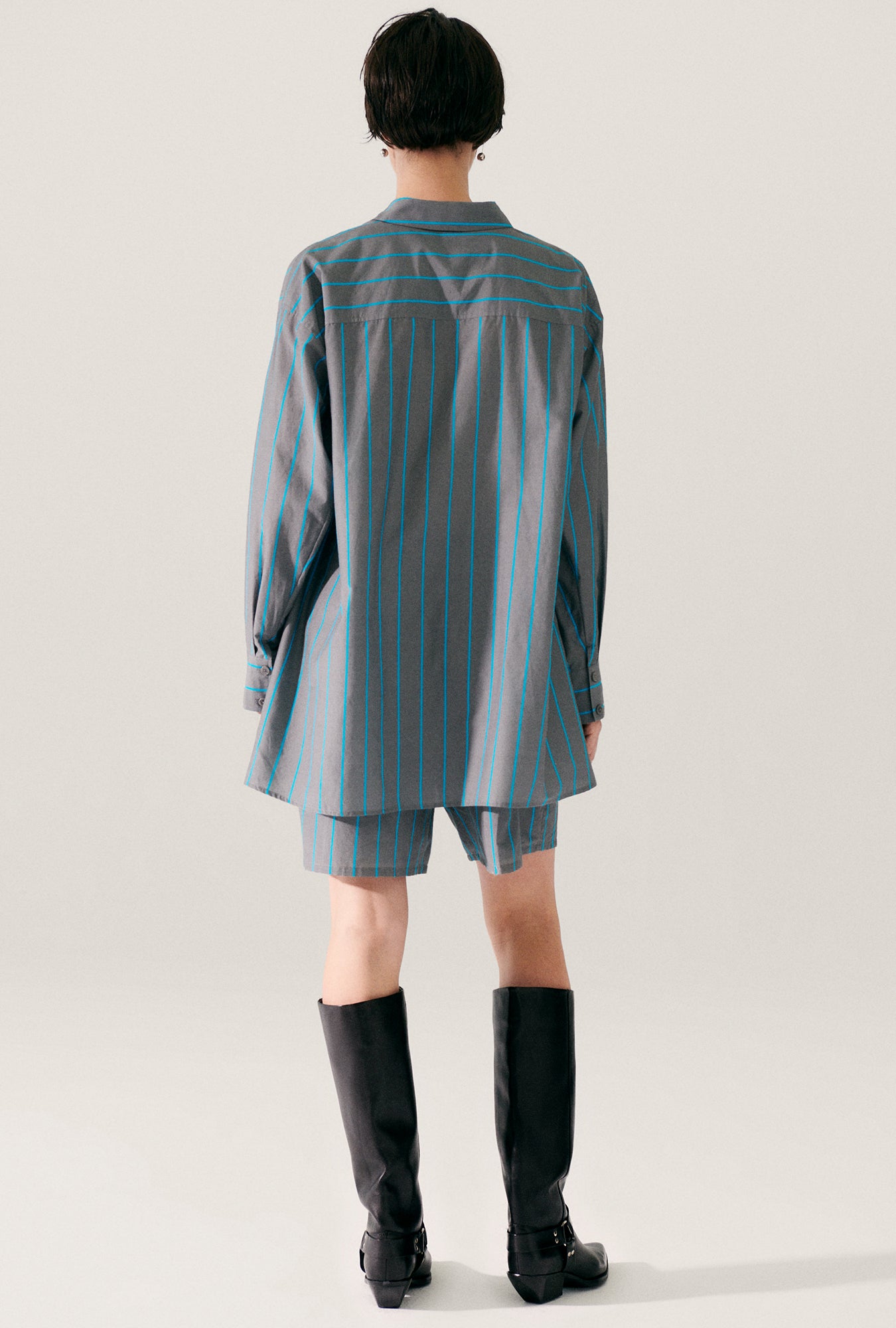 Cotton Silk Morning Shirt Oxygen Stripe