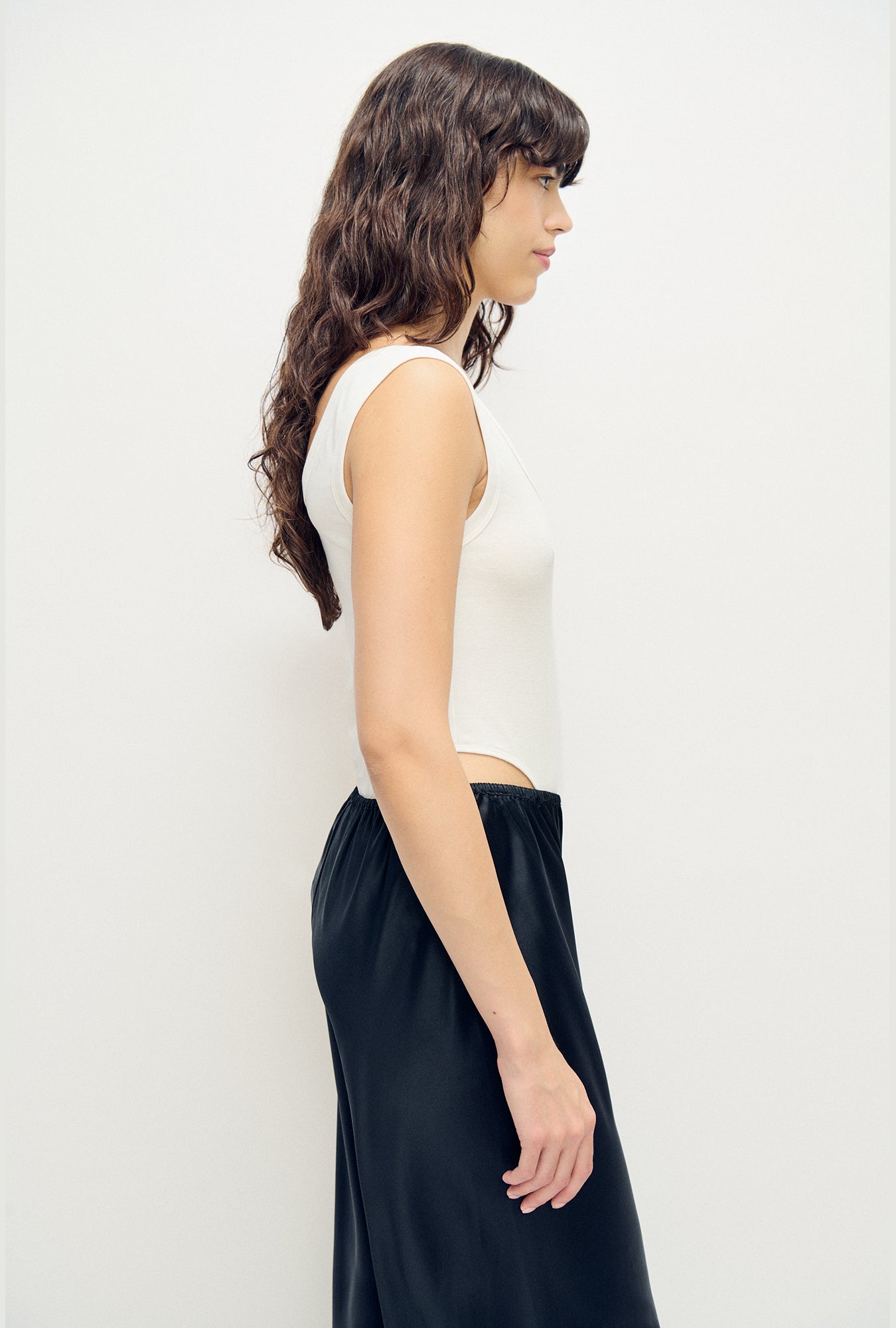 Cutaway Bodysuit White