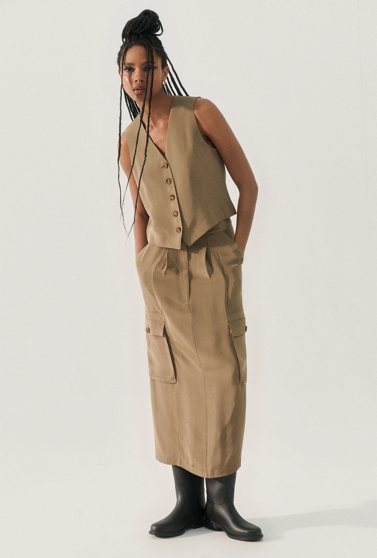 CDC Long Suit Skirt Cub