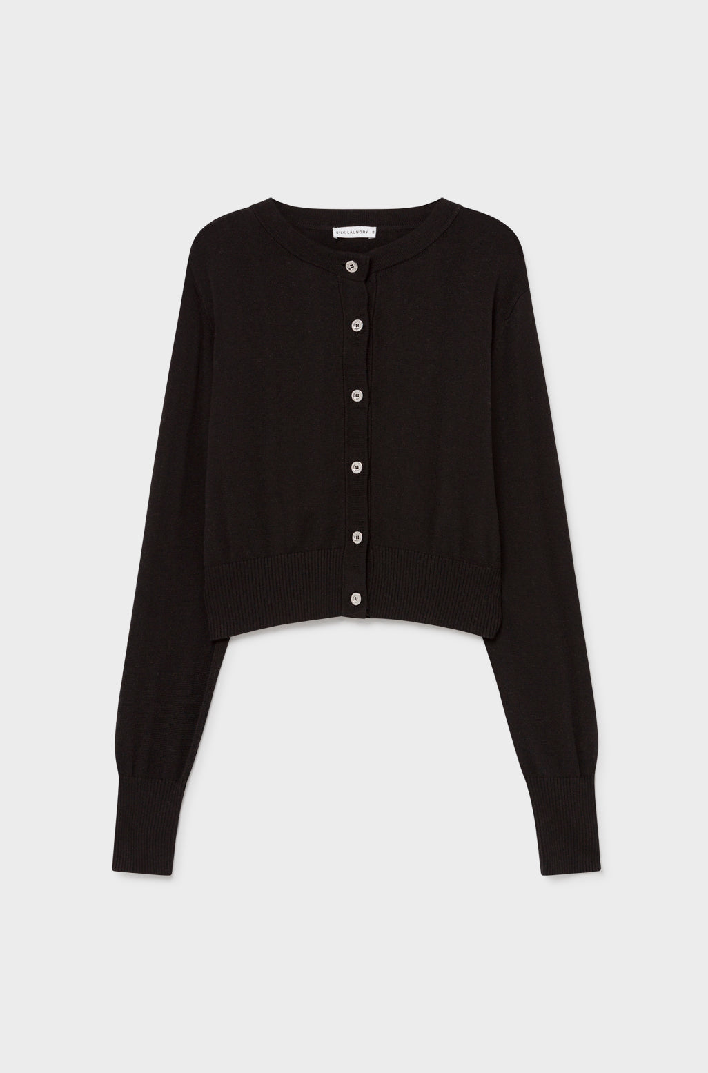 Cropped Cardigan Black