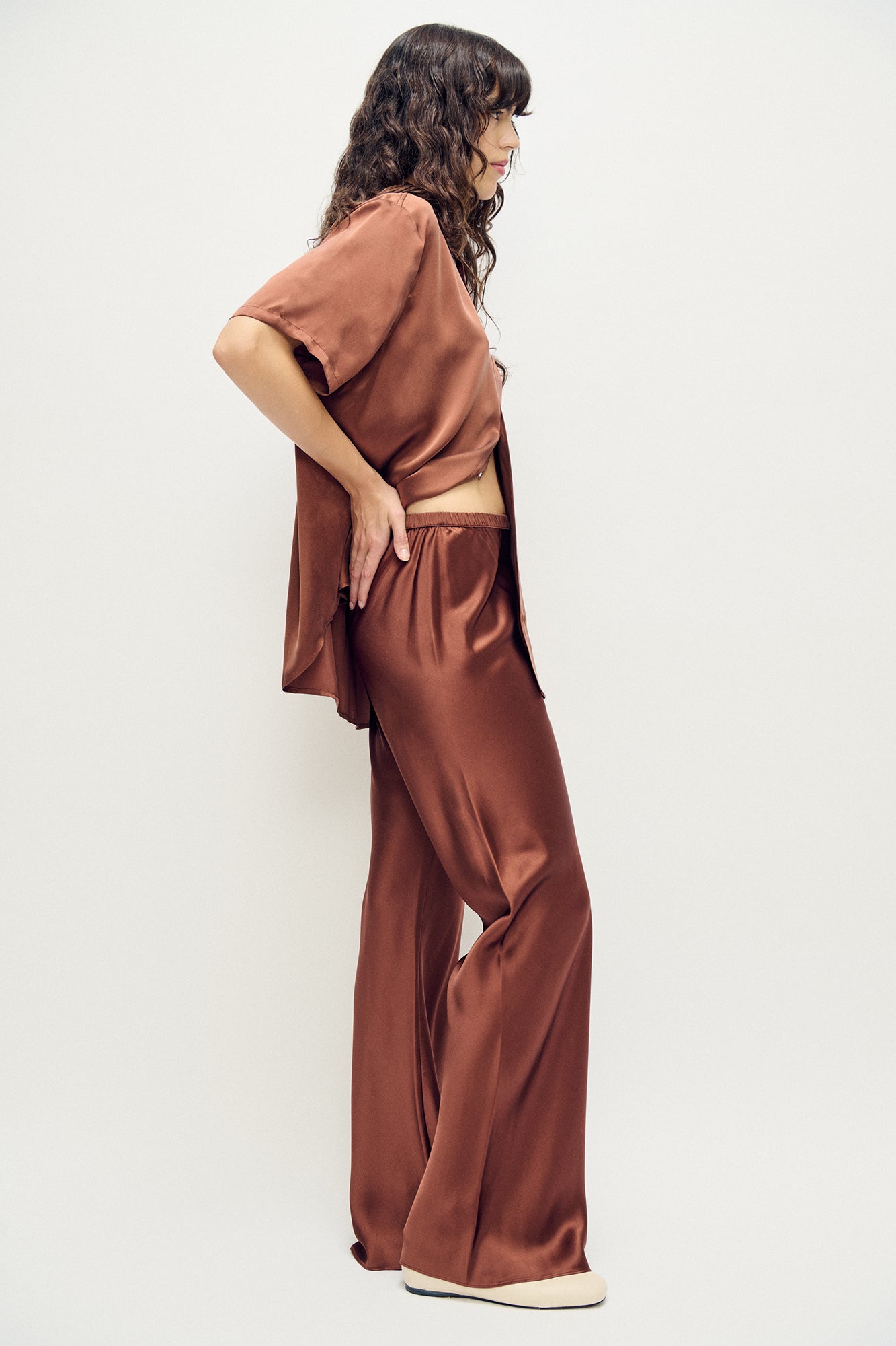 Bias Cut Pants Root