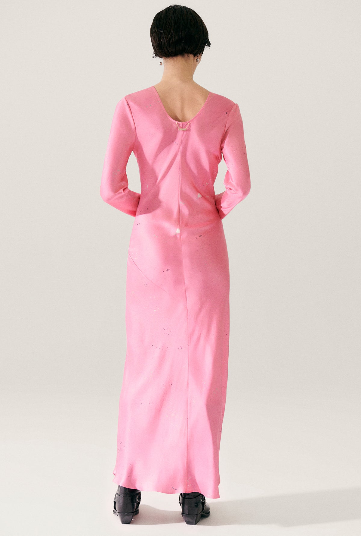 Full Sleeve Bias Dress Hog Wash