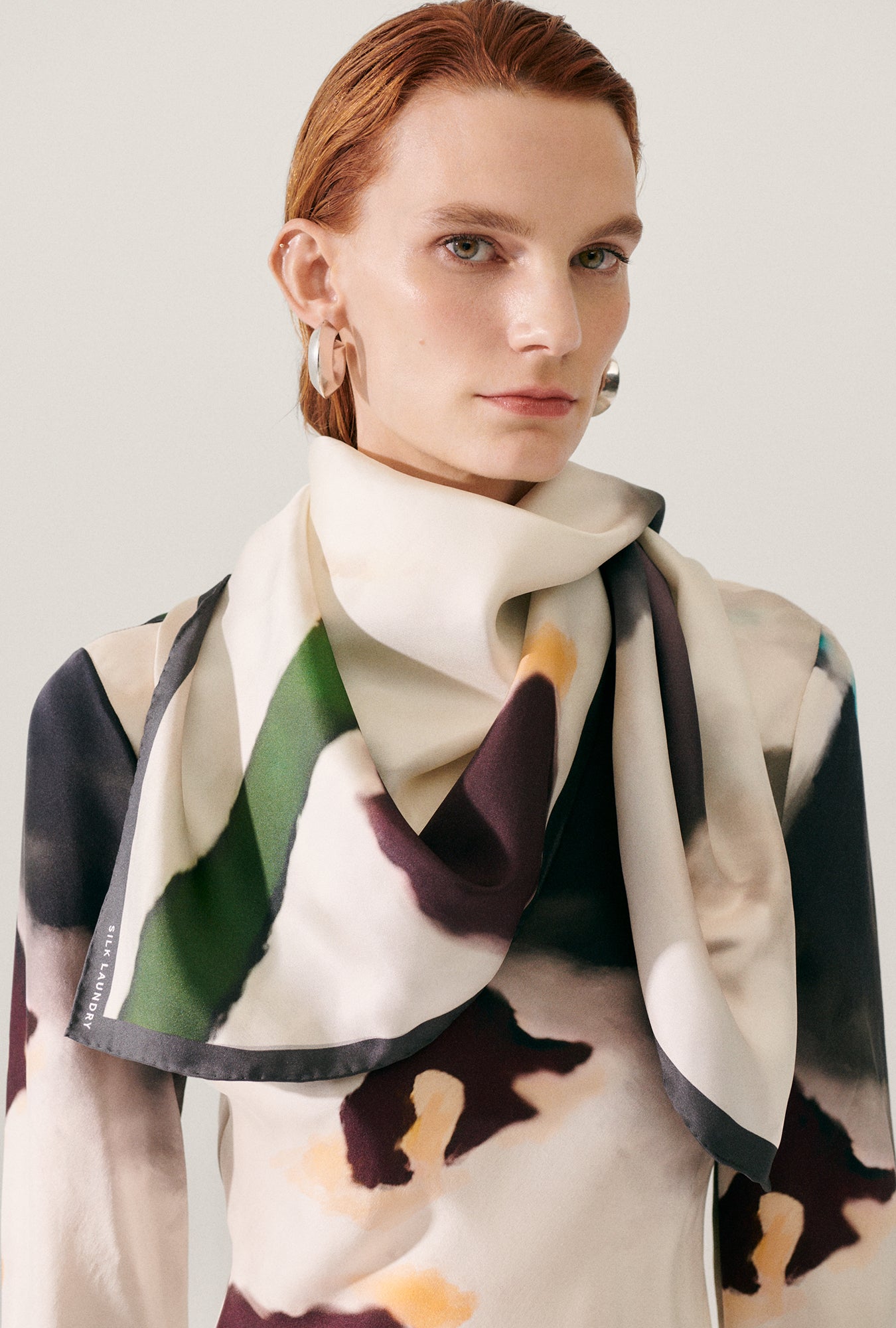 Twill Scarf Phosphate
