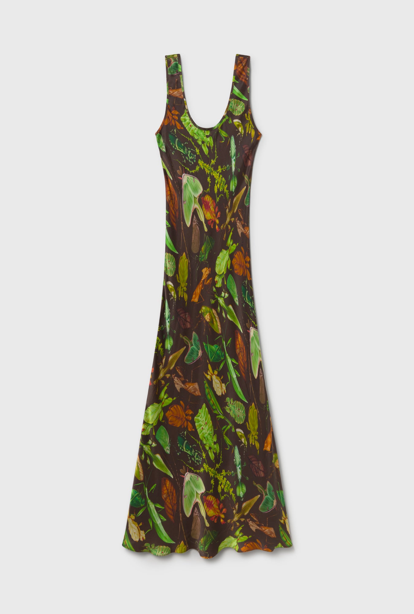 Scoop Neck Dress Bug Camo