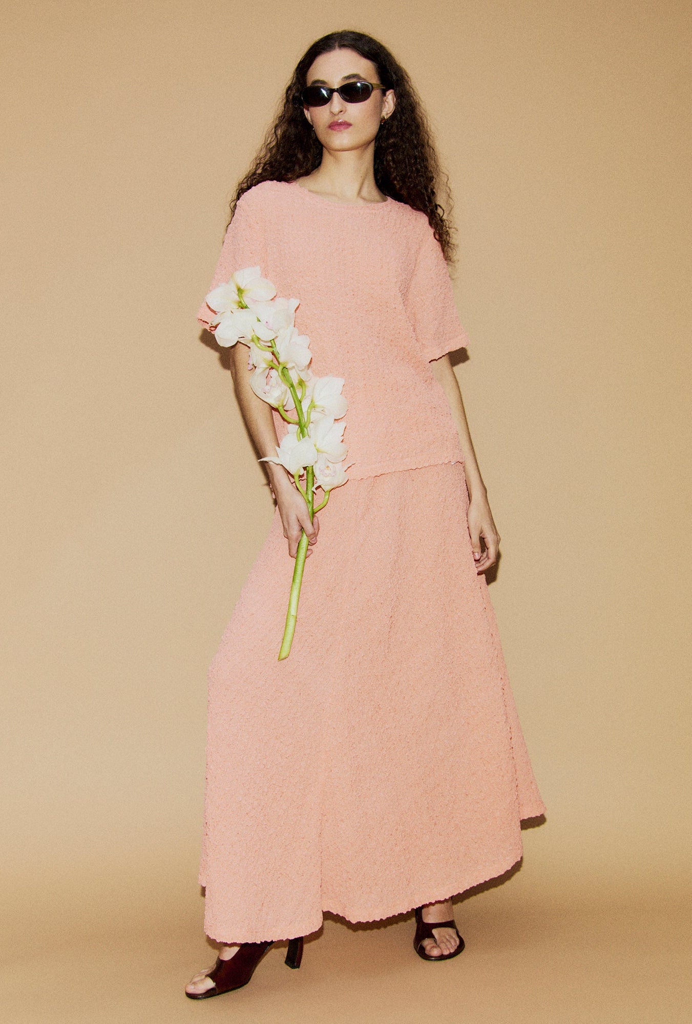 Pebble Full Circle Skirt Orchid