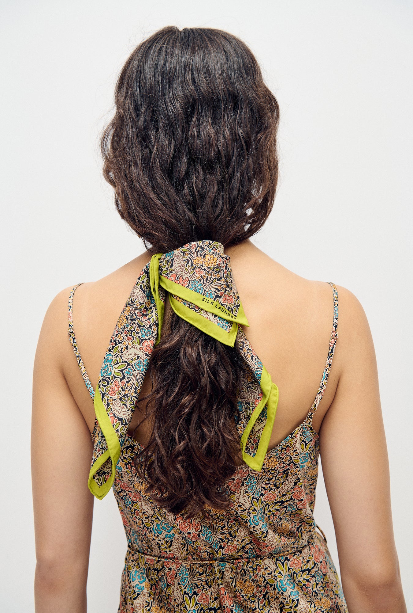 Twill Scarf Sugar Floral