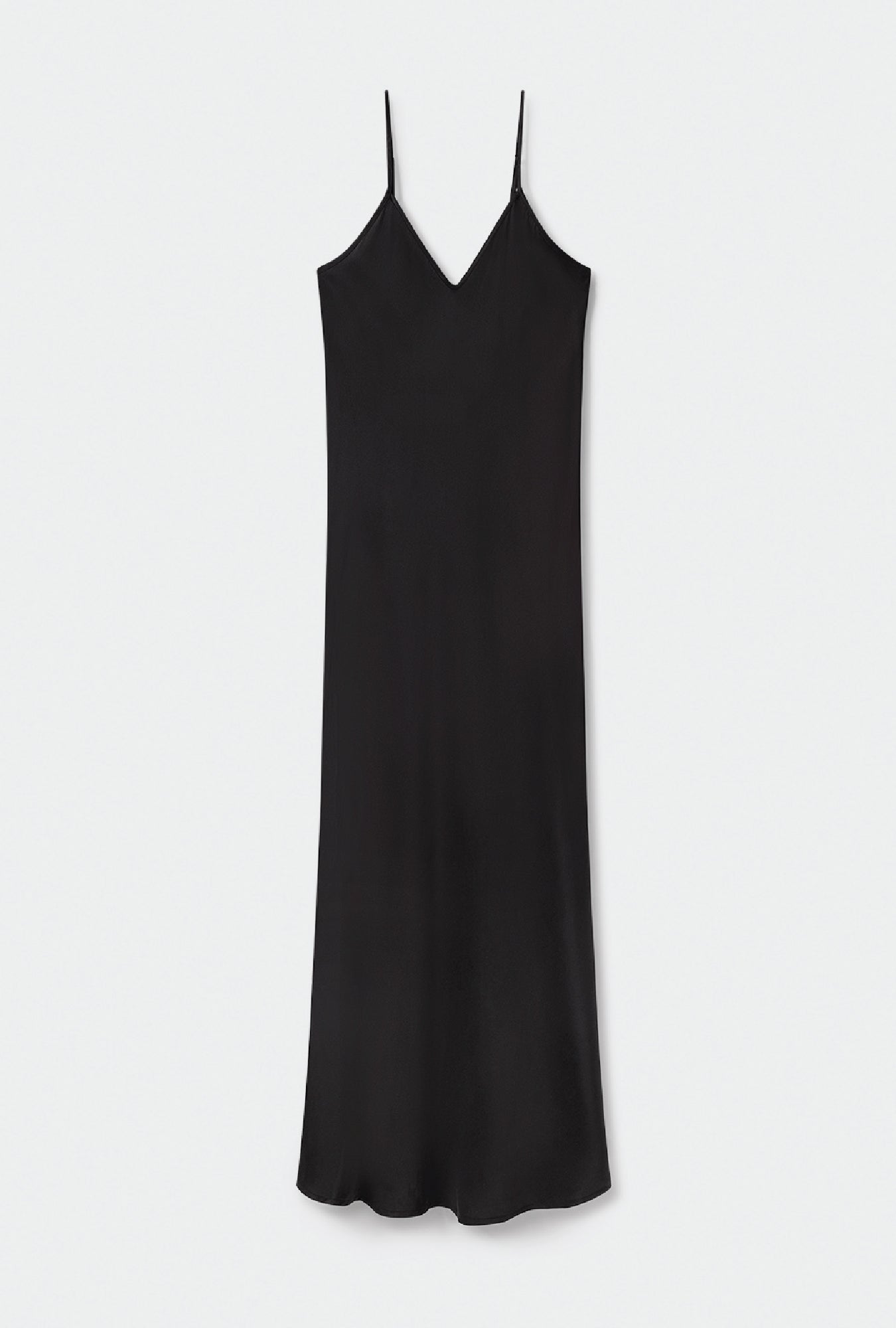 90S Slip Dress Black