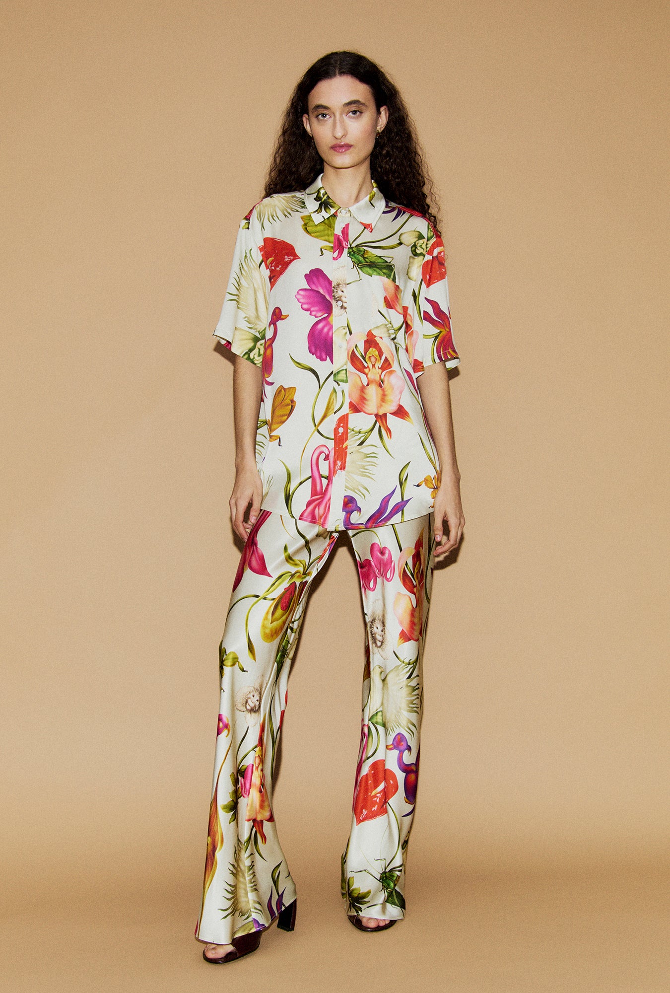 Short Sleeve Boyfriend Shirt Wonderland