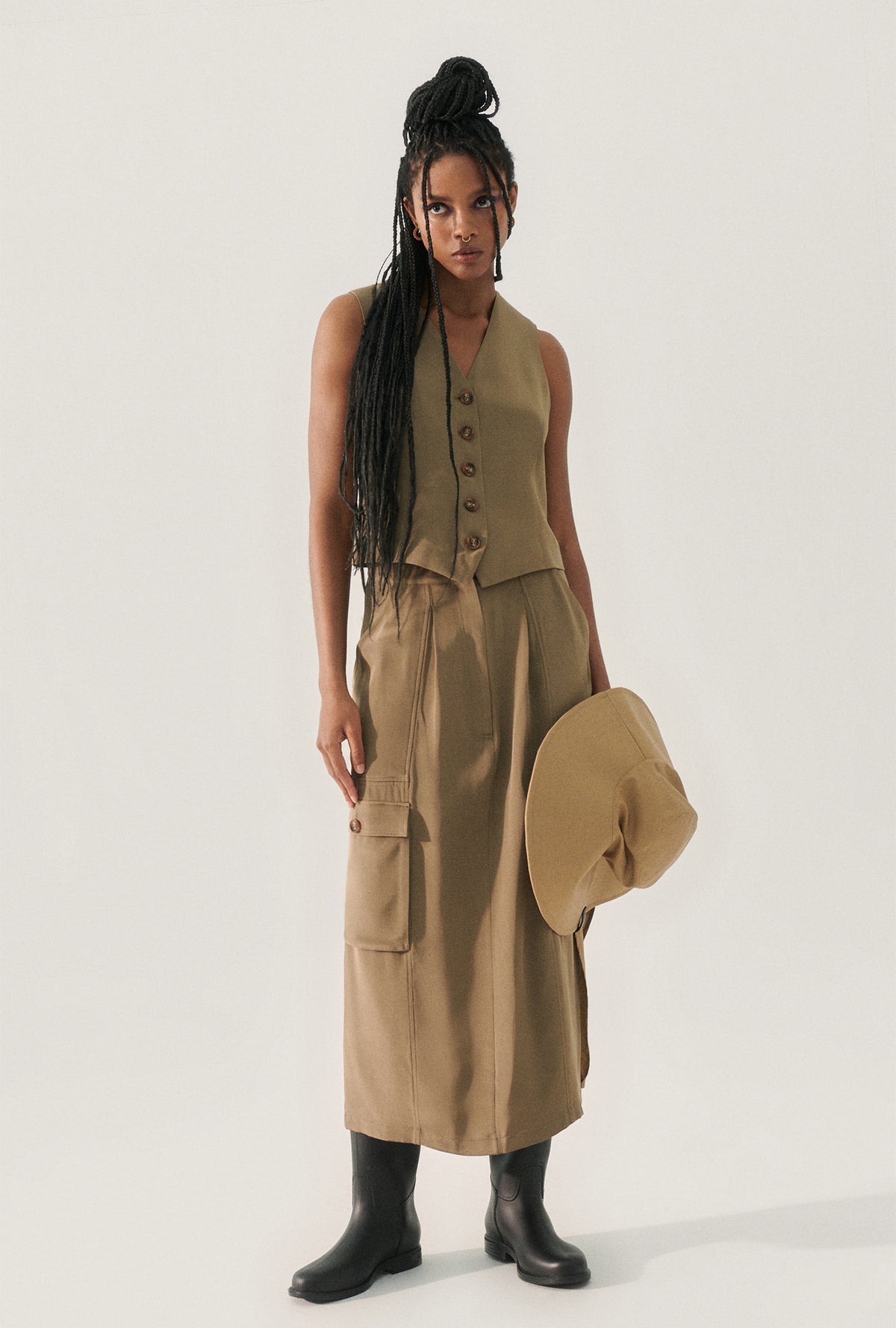 CDC Long Suit Skirt Cub