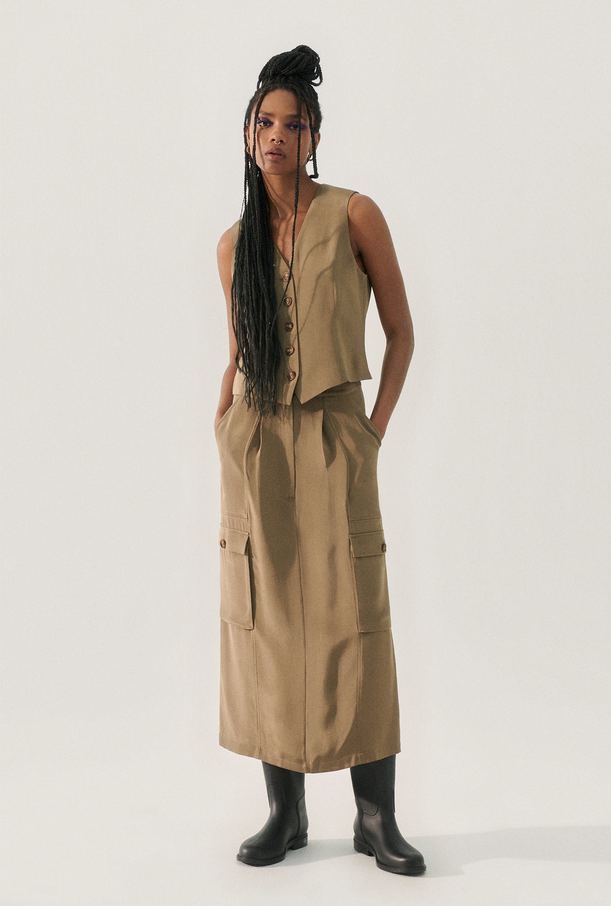 CDC Long Suit Skirt Cub