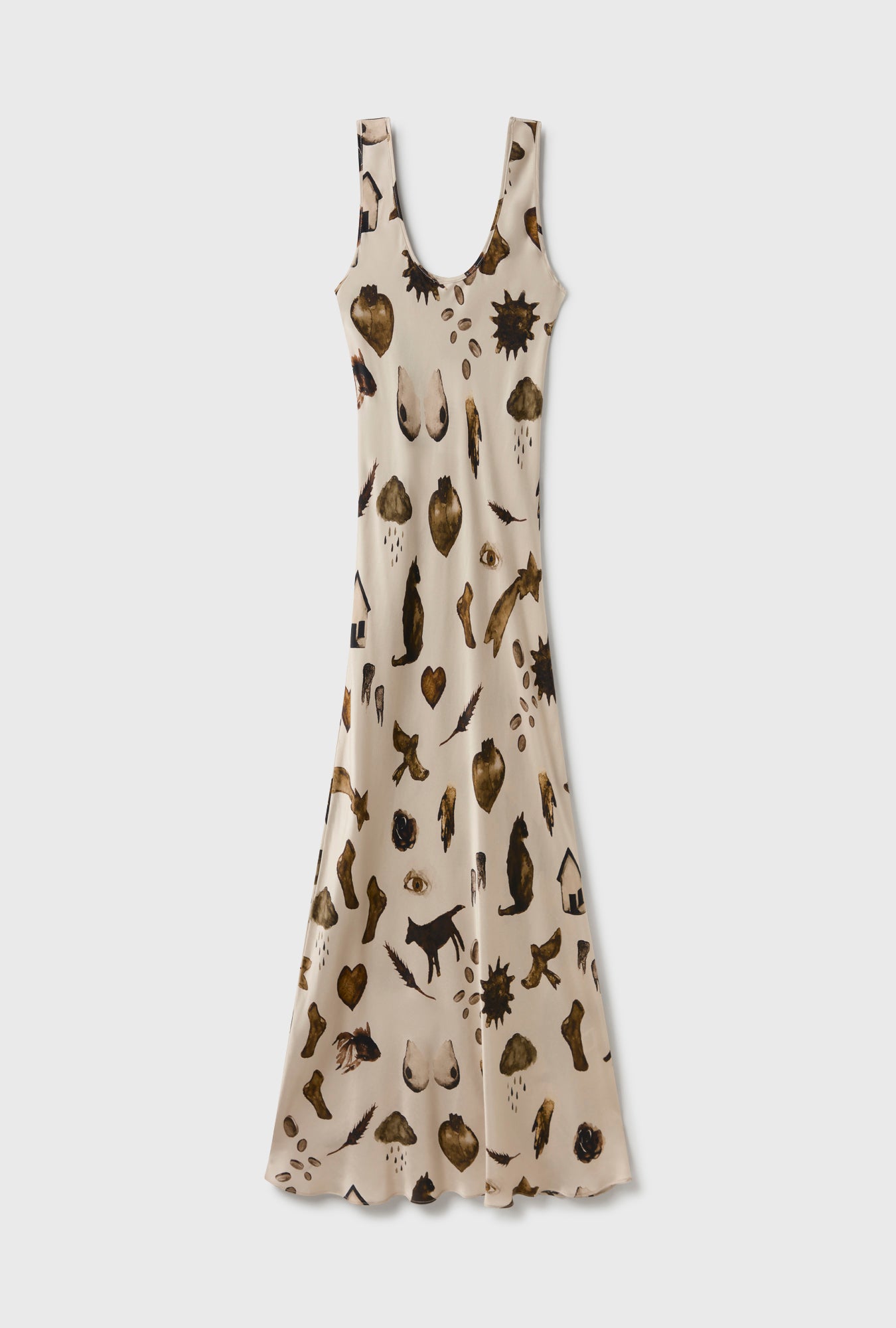 Scoop Neck Dress Miracles Hazelnut
