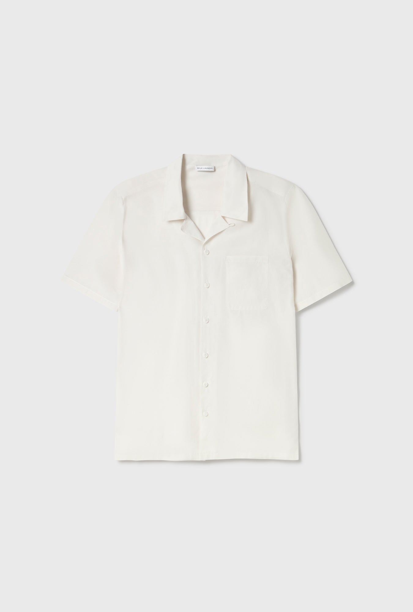 Cotton Silk Camp Shirt Dust
