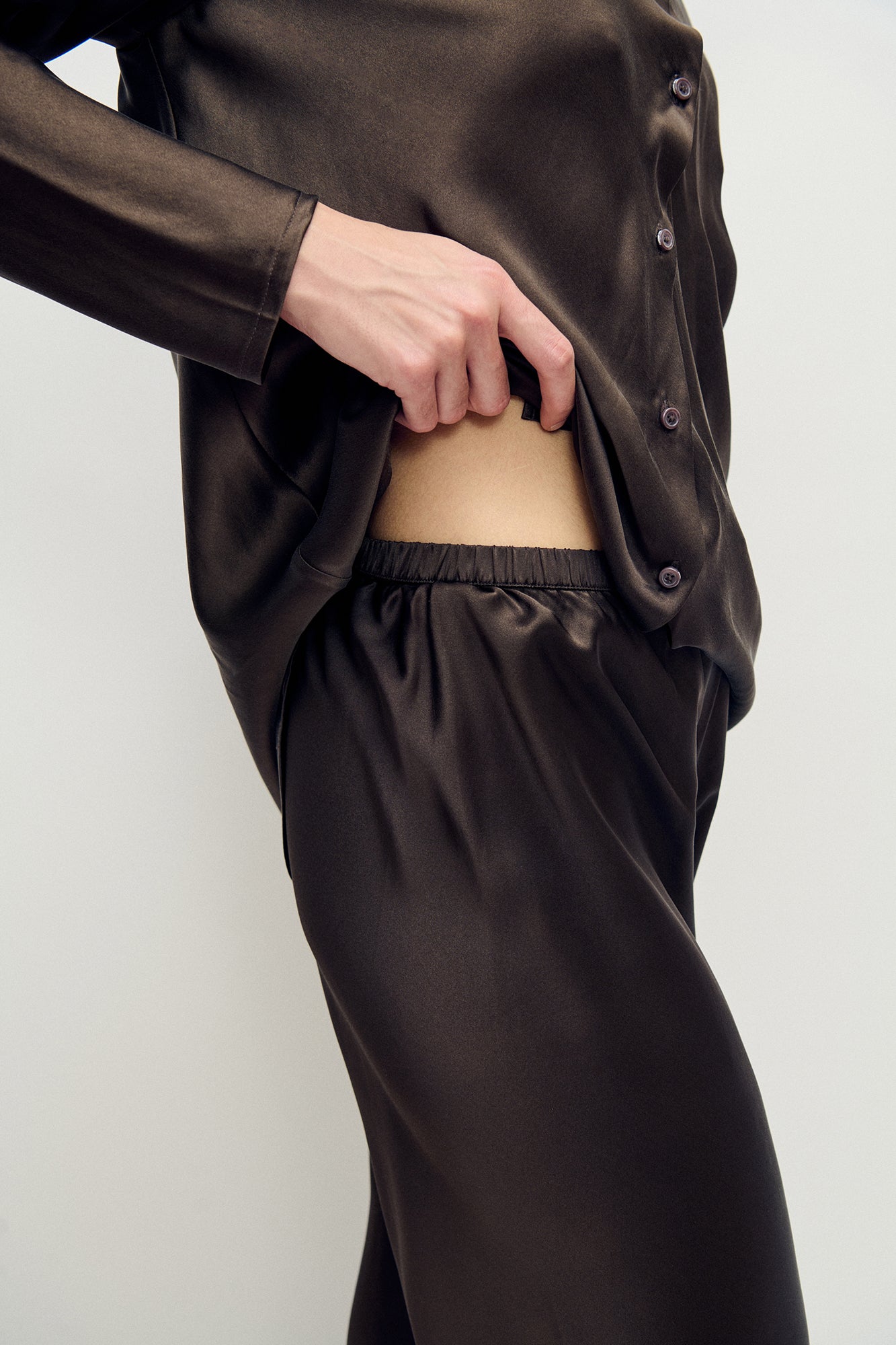 Bias Cut Pants Mantis