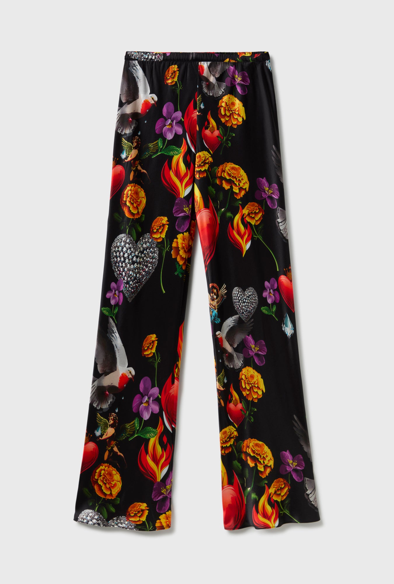 BIAS CUT PANTS DEARLY BELOVED BLACK