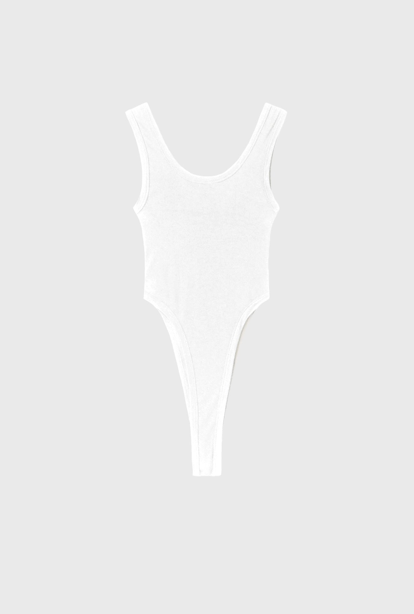Cutaway Bodysuit White