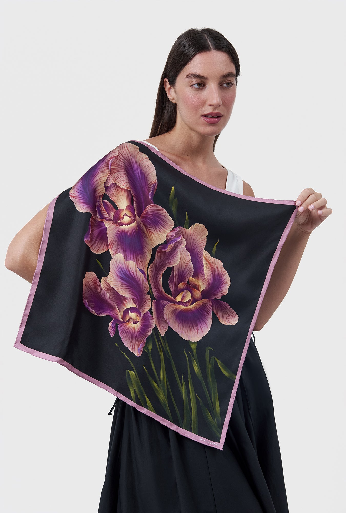 Twill Scarf Iris